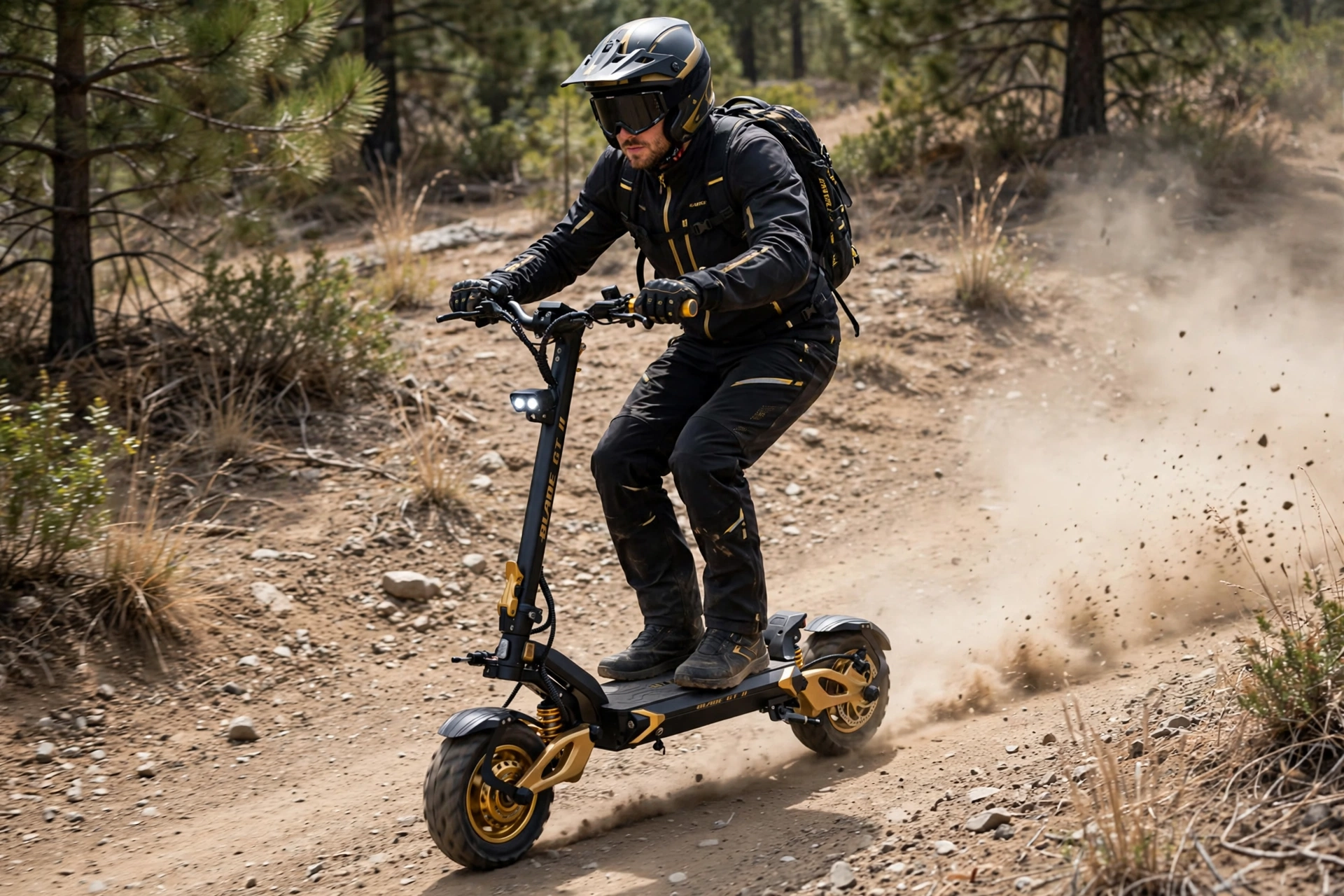Teverun Blade GT II en uso