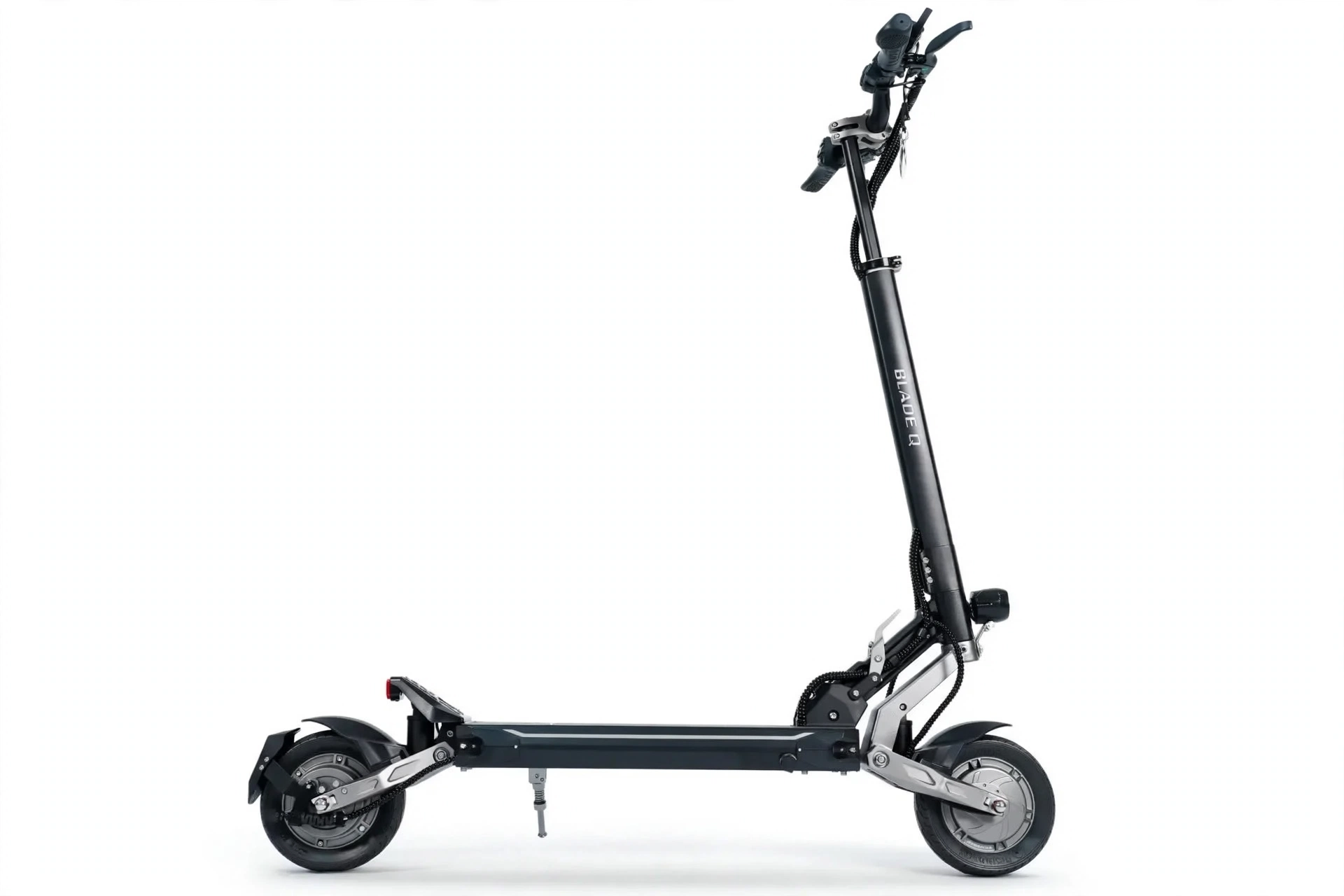Teverun Blade Q, vista lateral del patinete compacto