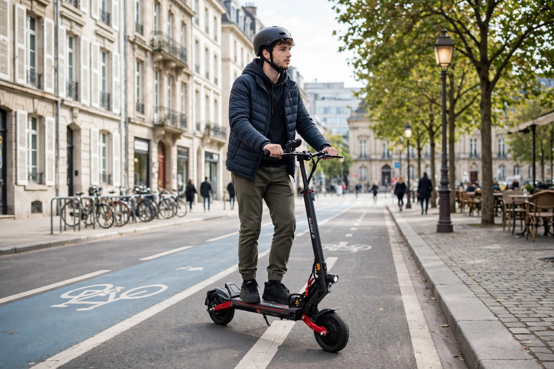 Teverun Blade Q en la ciudad