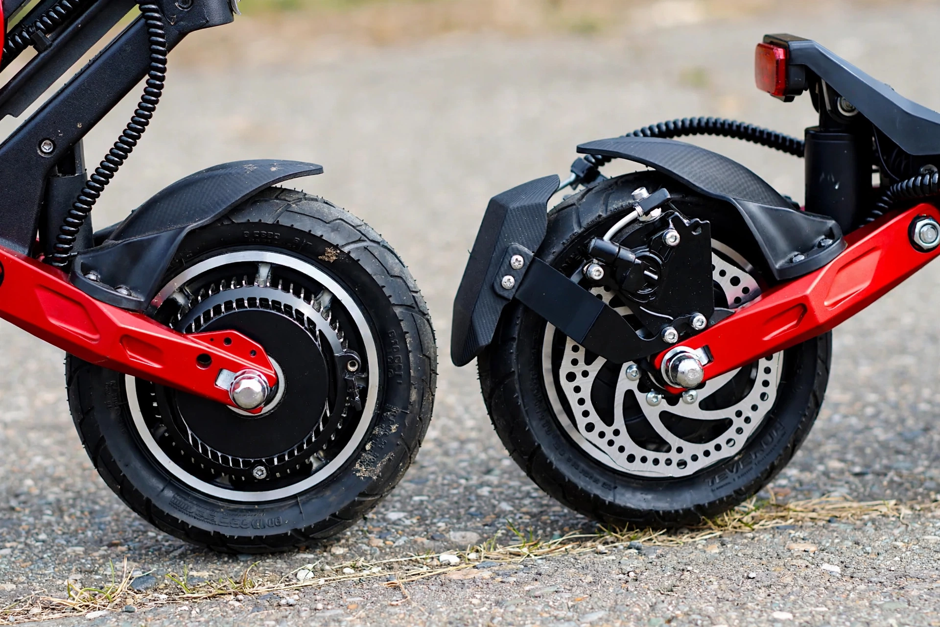 Detalle de la plataforma del Teverun Blade Q Pro