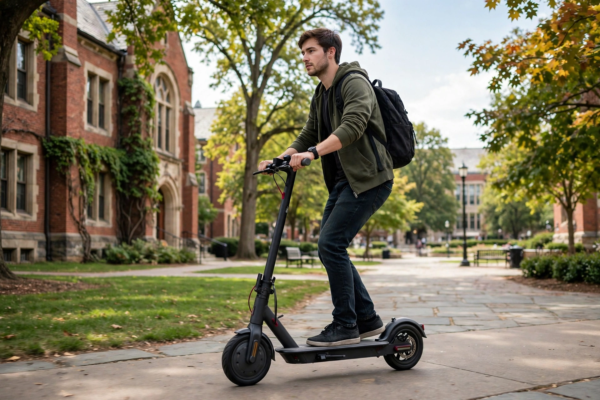Turboant M10 Lite en un campus universitario