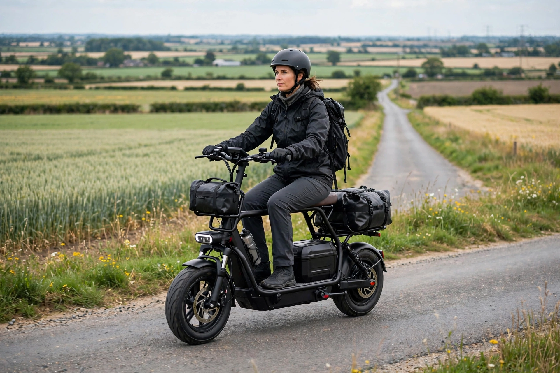 Urban Glide 500CT en una ruta periurbana