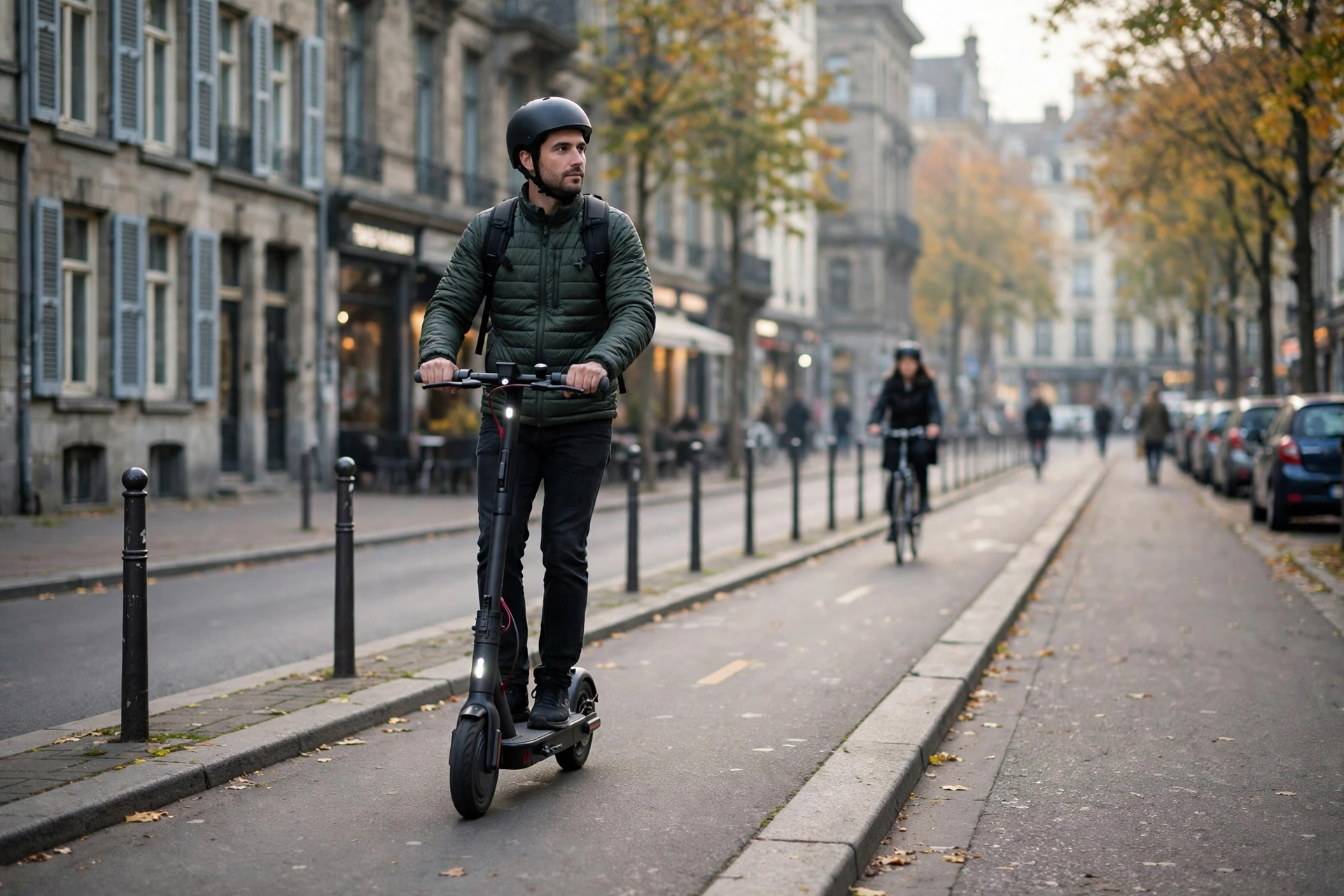 Urban Glide E-Cross One en una ciclovía