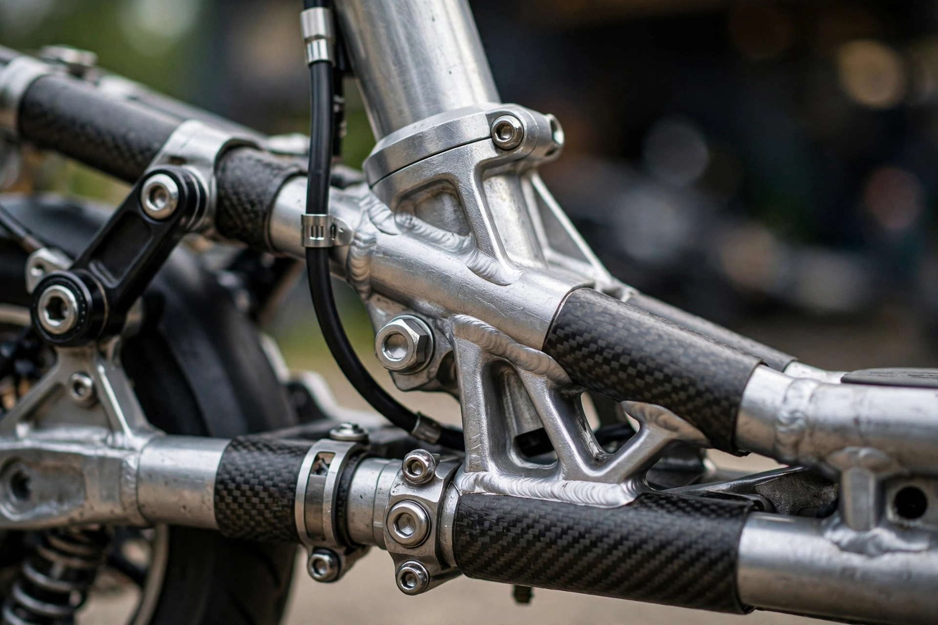 Detalle del chasis del Urban Glide eCross Pro XS