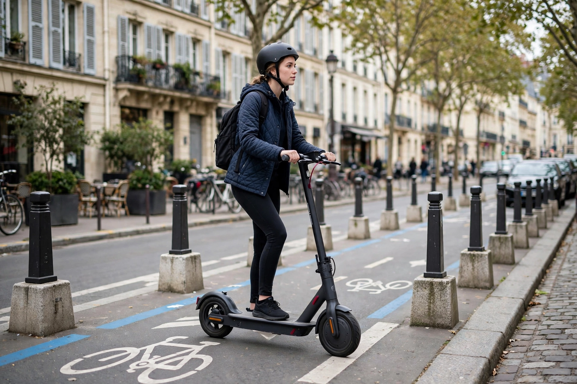 Urban Glide UrbanRide 85+ en un carril bici