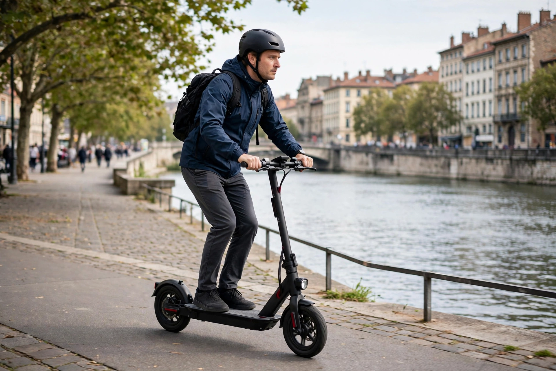 Vsett 8 Plus en la ciudad