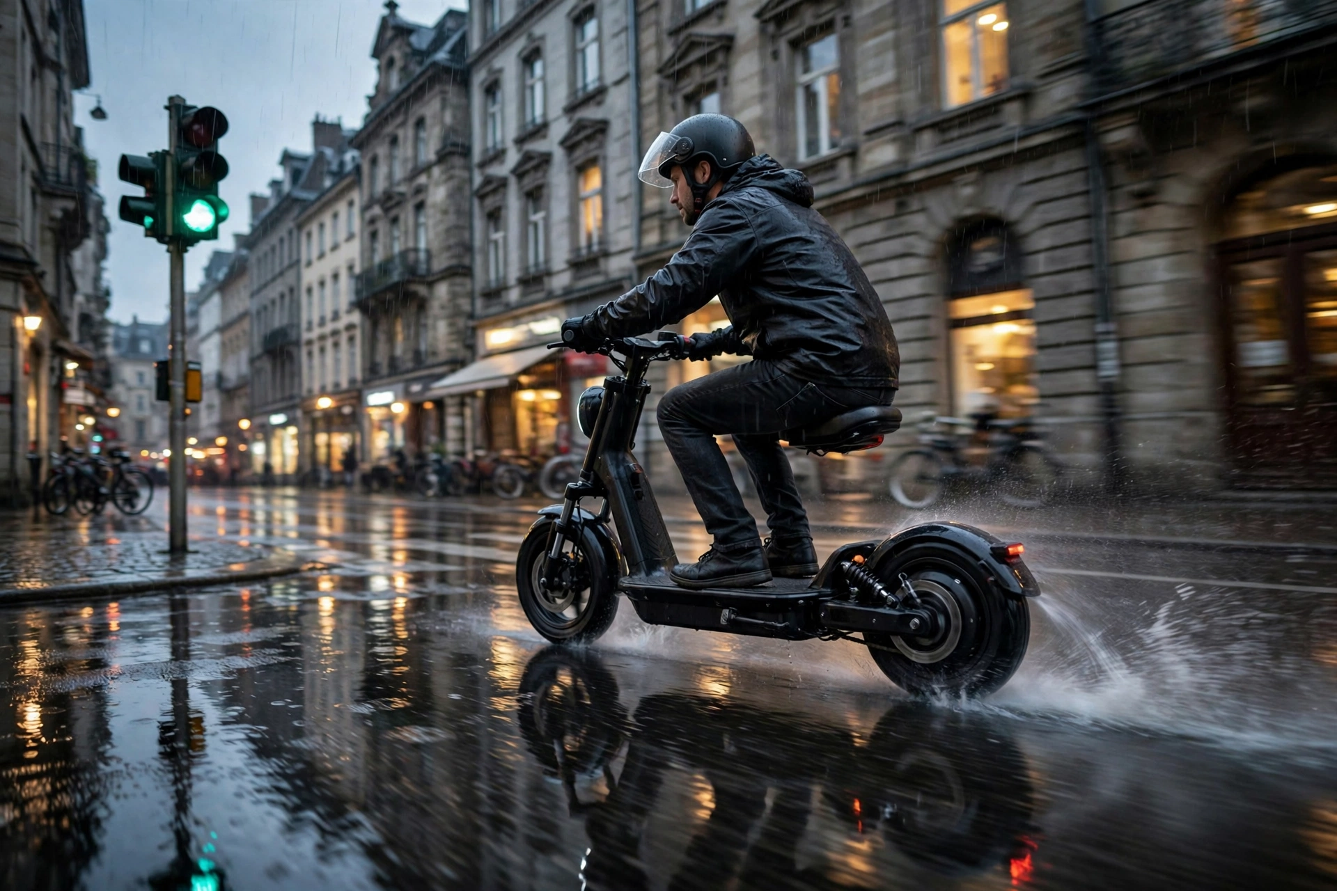 Vsett 9 Apex en la ciudad