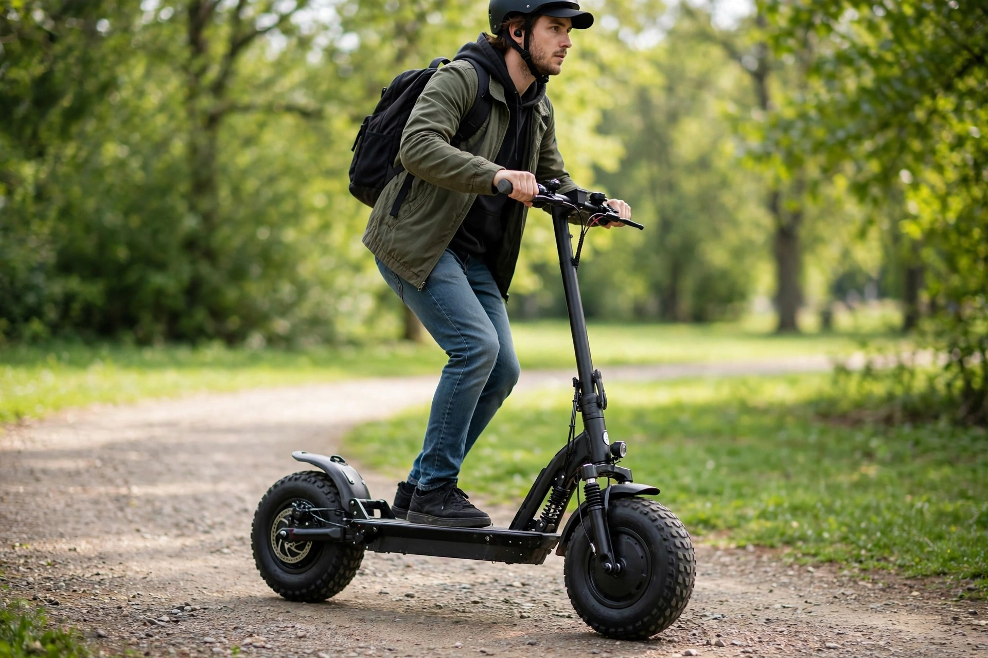 Xiaomi Electric Scooter 6 en camino urbano