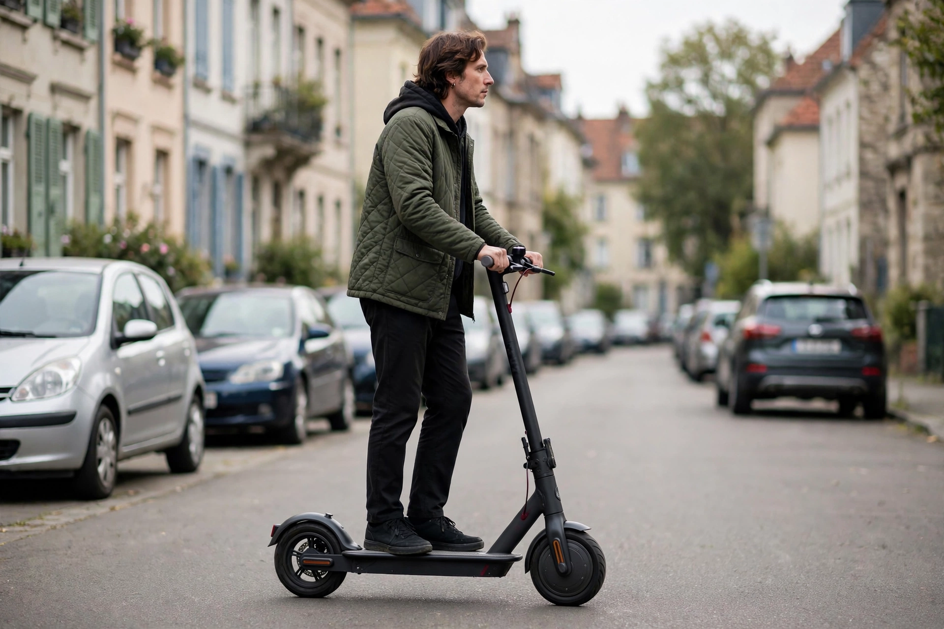 Xiaomi Electric Scooter 6 Lite en uso por la ciudad
