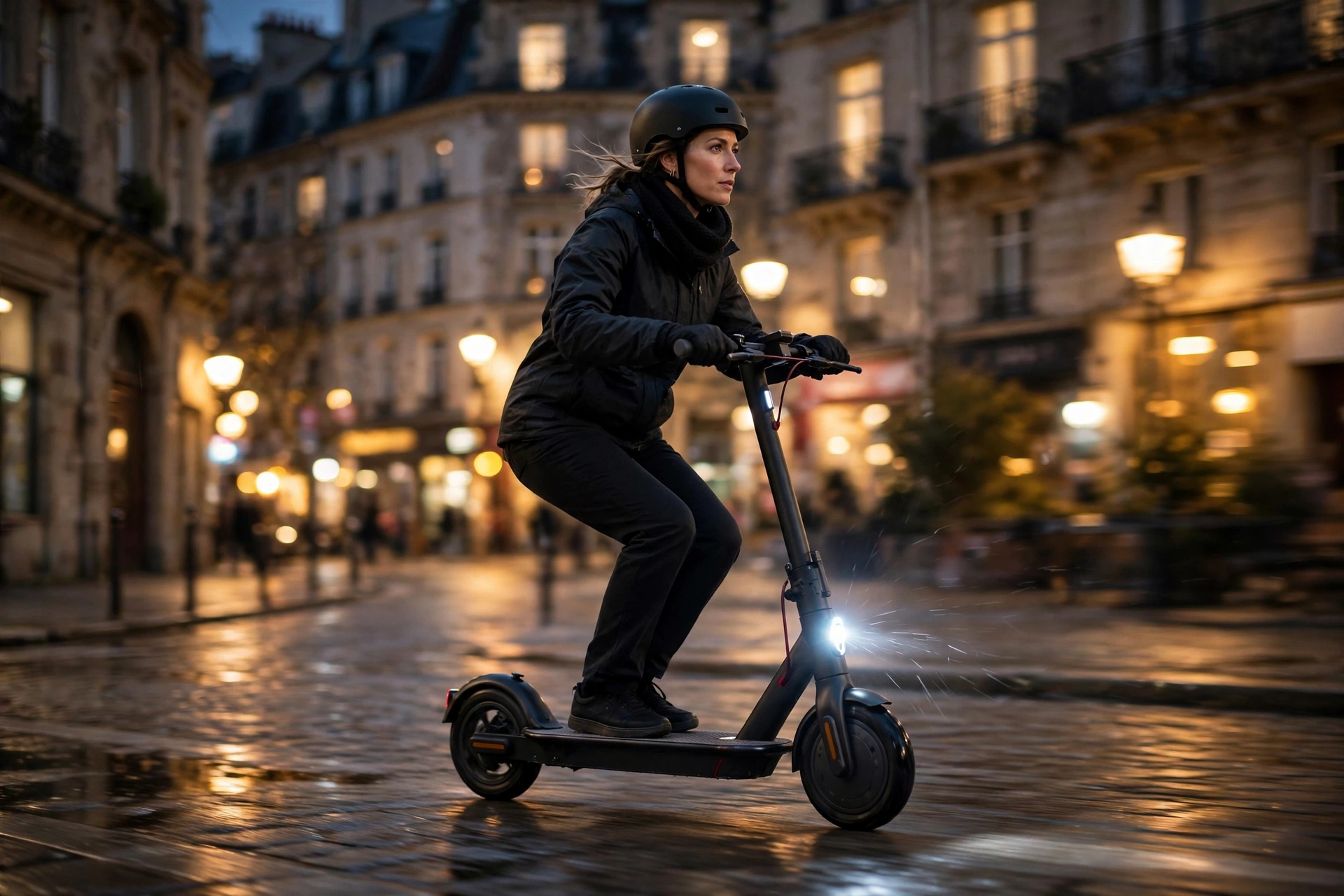 Xiaomi Electric Scooter 6 Max circulando por la ciudad