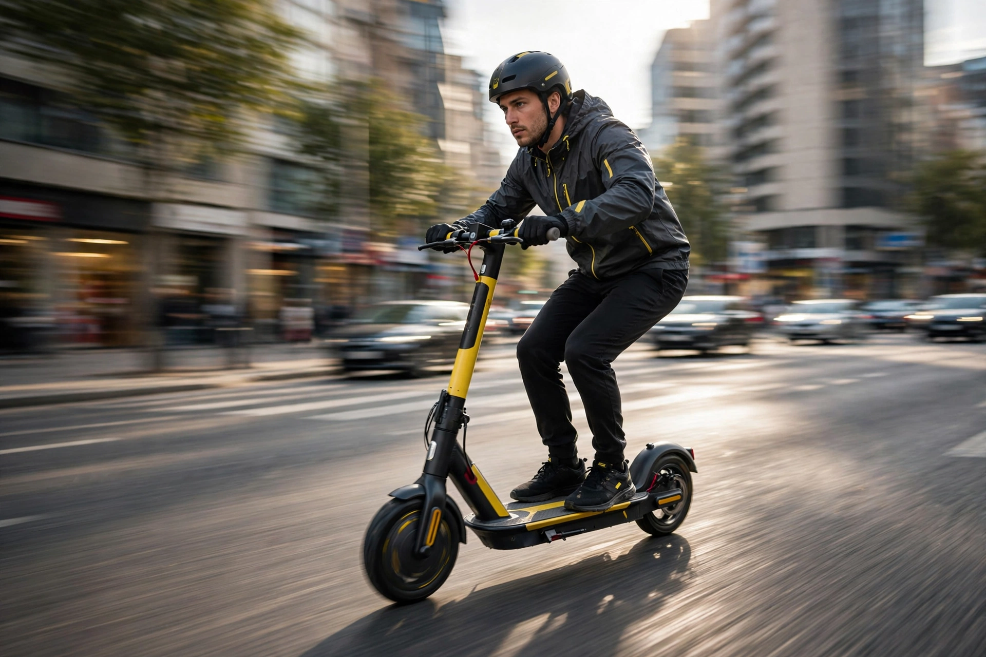 Xiaomi Electric Scooter 6 Ultra en marcha por la ciudad