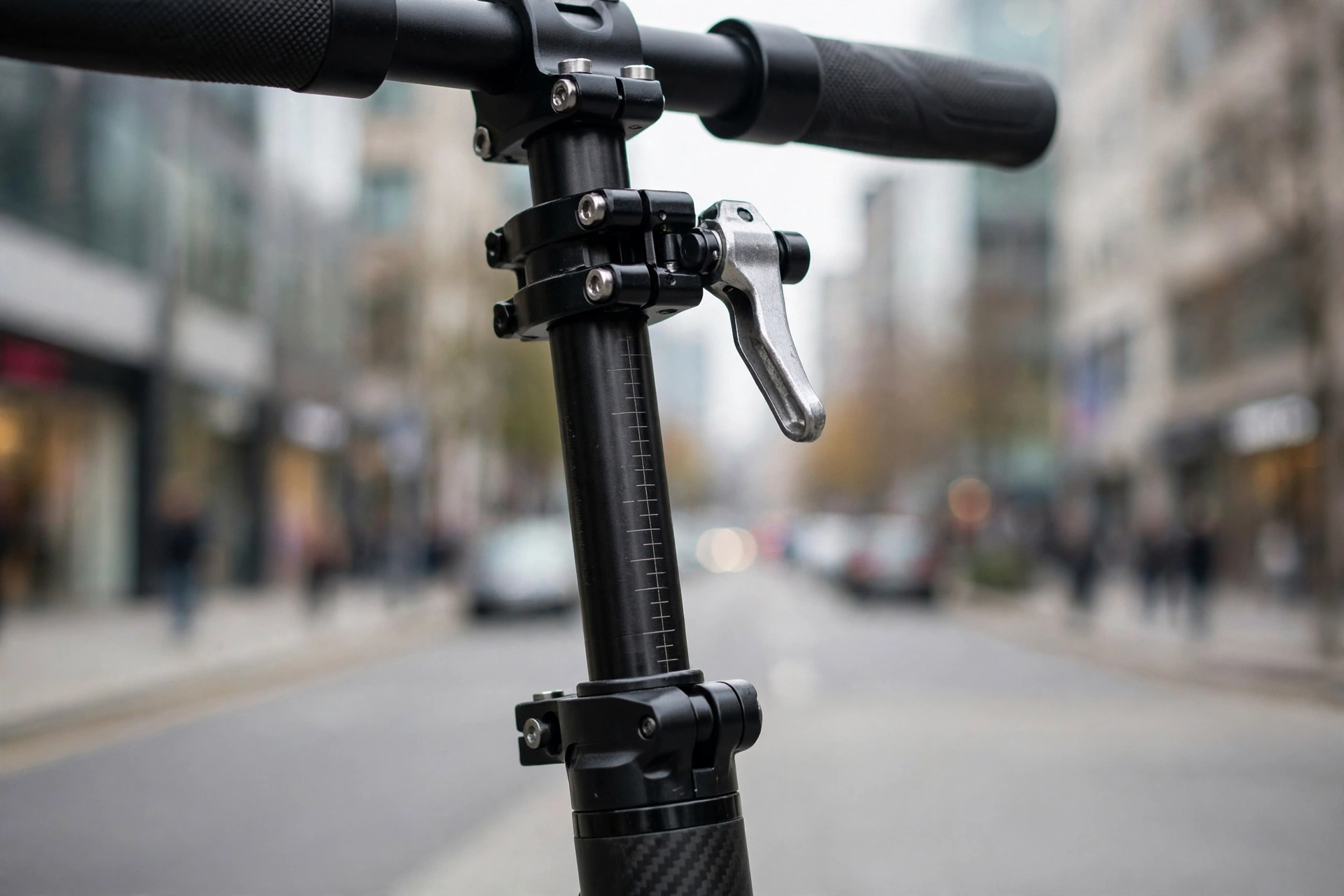 Detalle del manillar regulable del Zwheel E9D