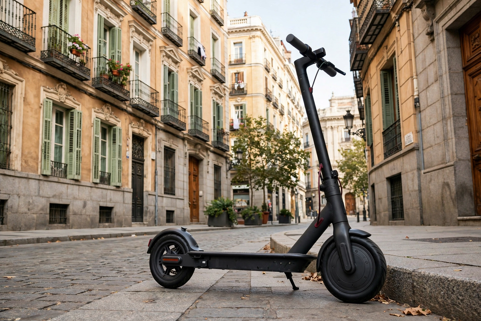 Zwheel E9T en una calle del centro de Madrid