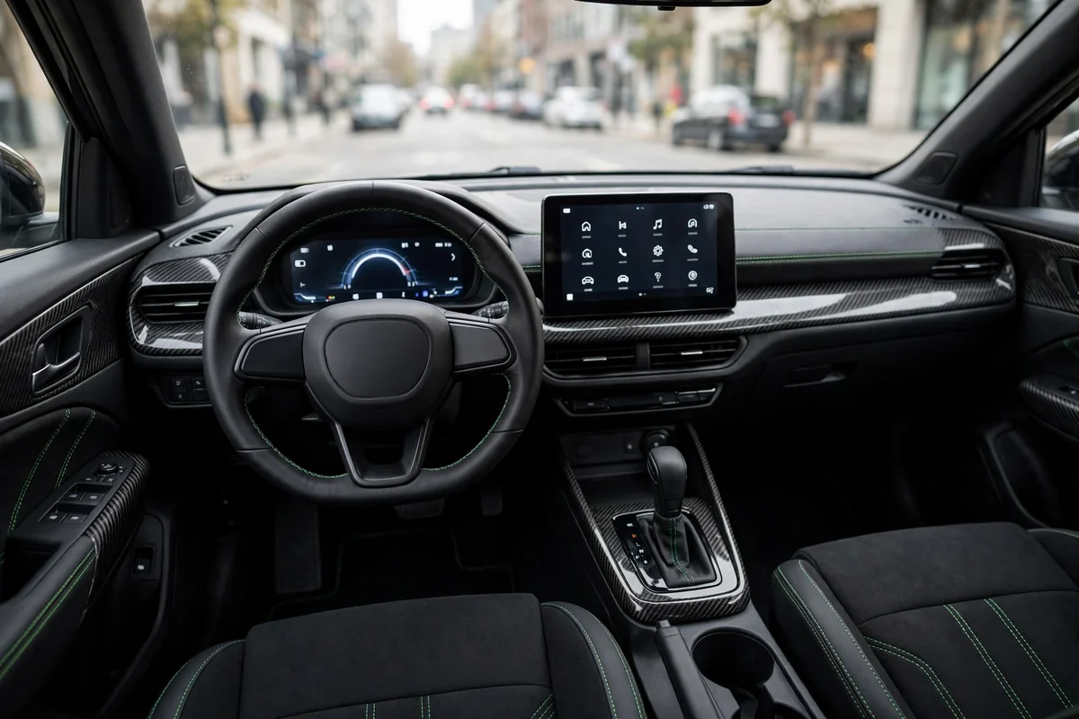 Interior oficial del Peugeot 2008 Hybrid 145