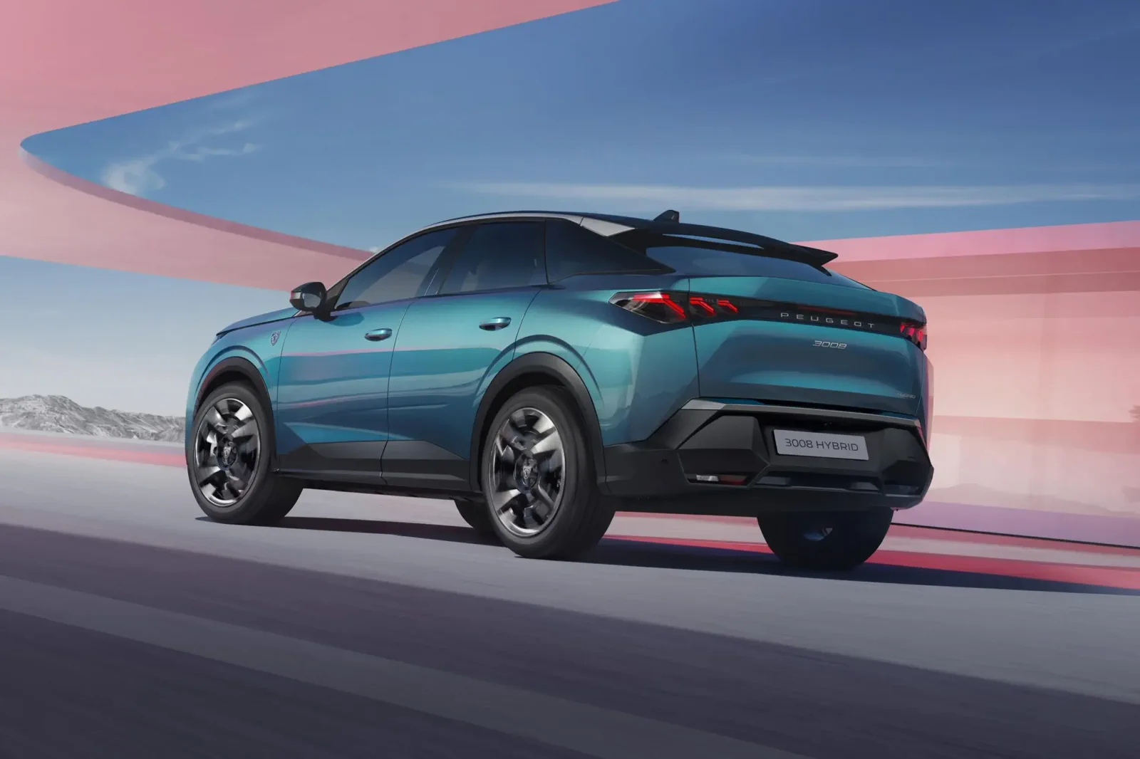 Peugeot 3008 2025, vista tres cuartos delantera