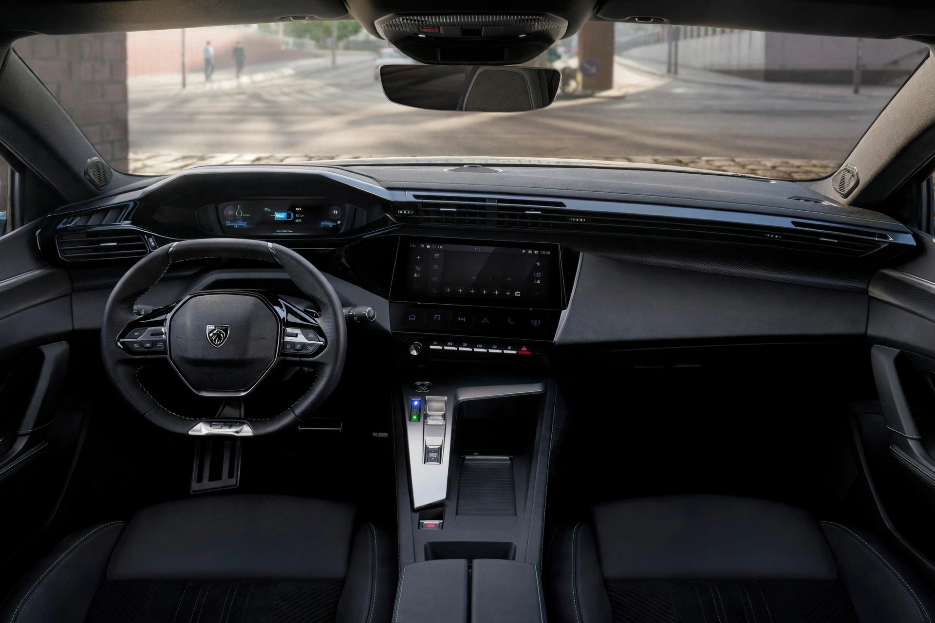 Interior del Peugeot 308 híbrido enchufable con i-Cockpit