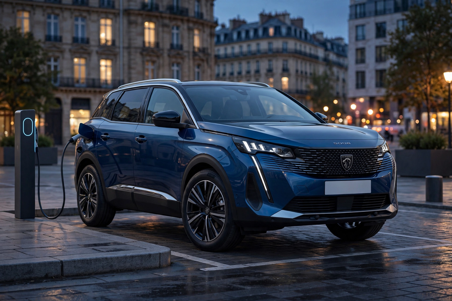 Peugeot 5008 Plug-In Hybrid 225, tres cuartos delantero