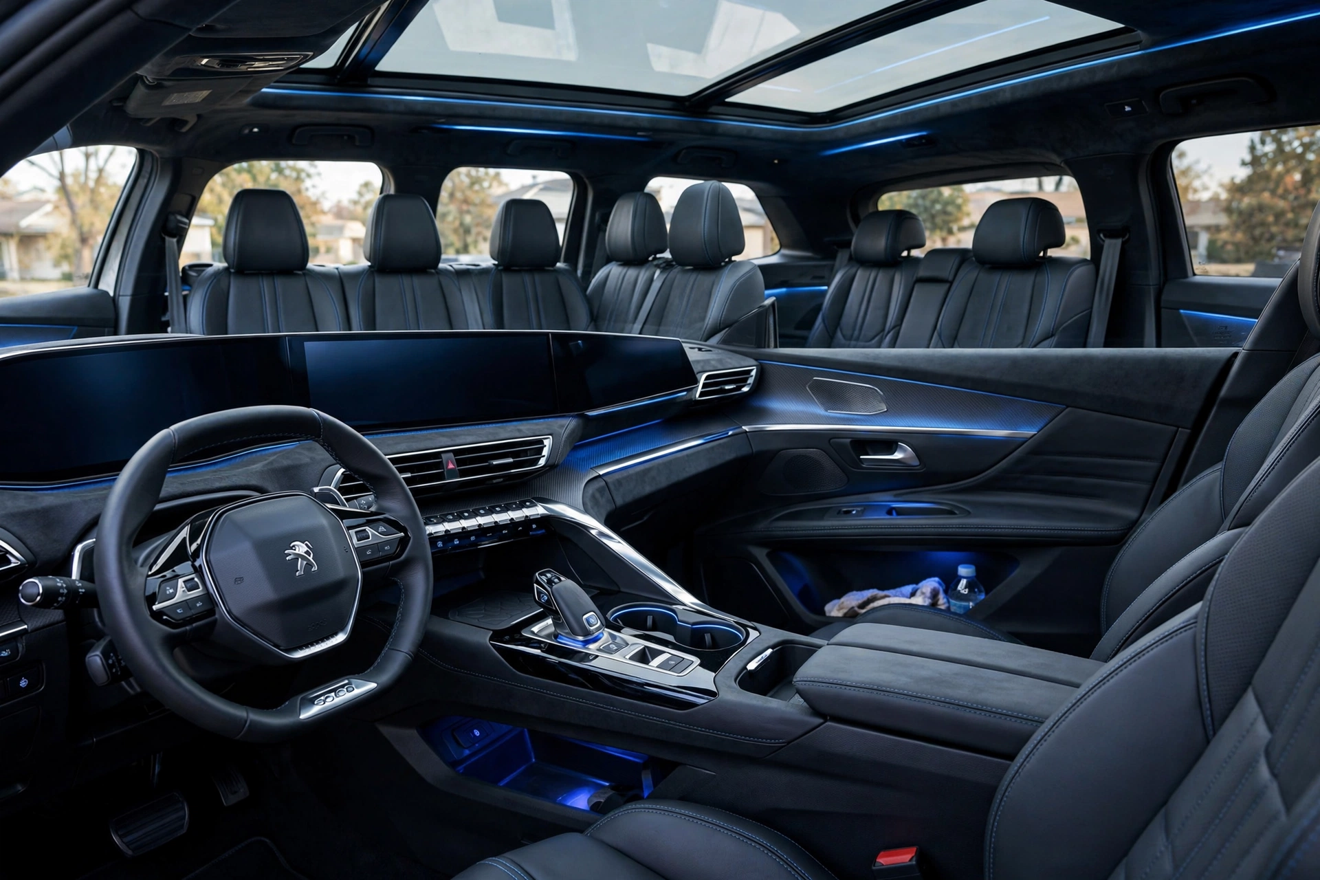 Interior oficial del Peugeot 5008 Plug-In Hybrid 225 e-DCS7