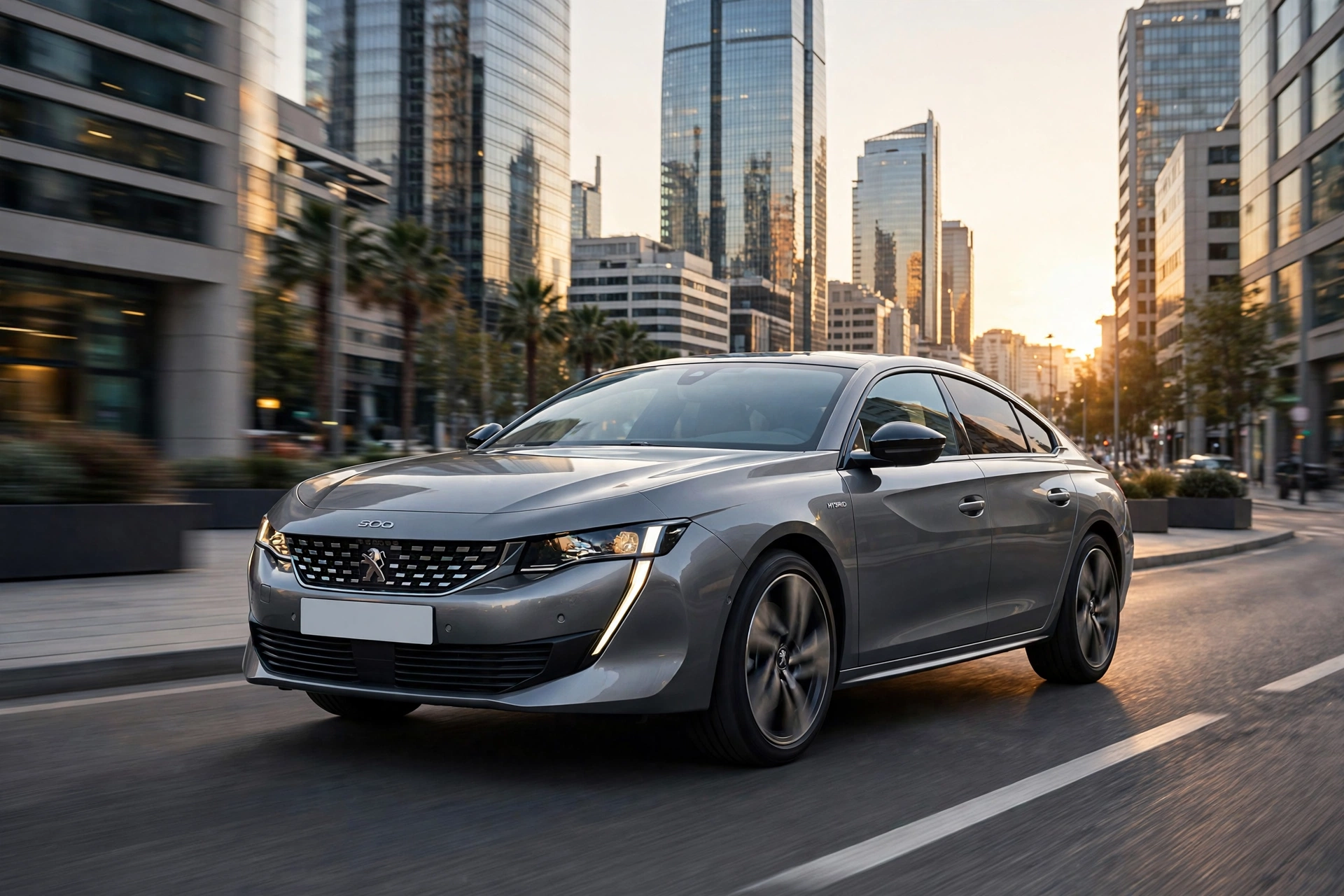 Peugeot 508 Plug-In Hybrid 225, tres cuartos delantero