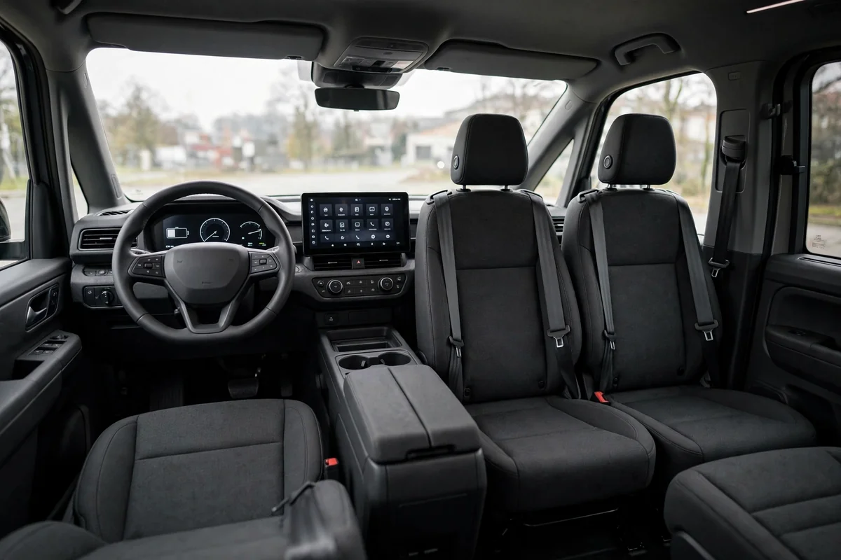 Interior oficial del Peugeot E-Expert 75 kWh
