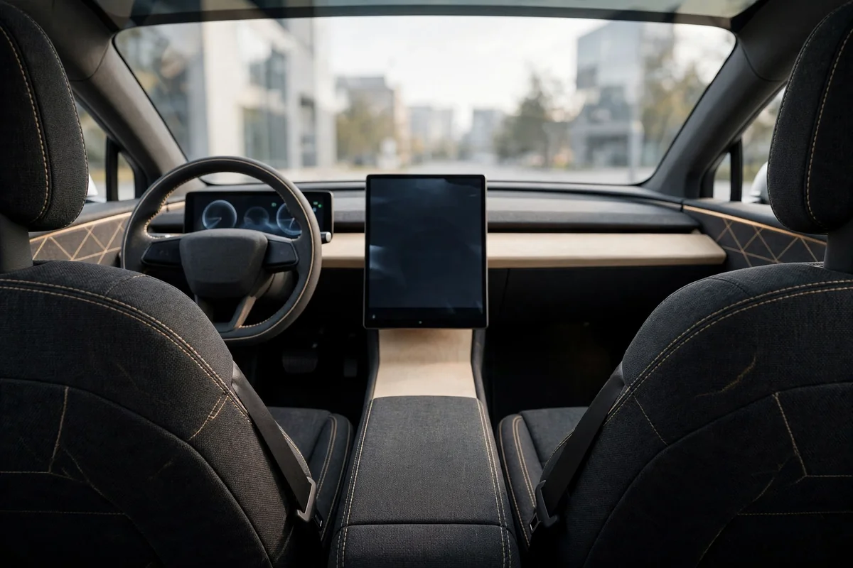 Interior oficial del Polestar 2 Long Range Dual Motor
