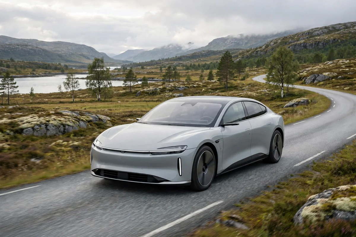Polestar 2 Long Range berlina eléctrica en carretera