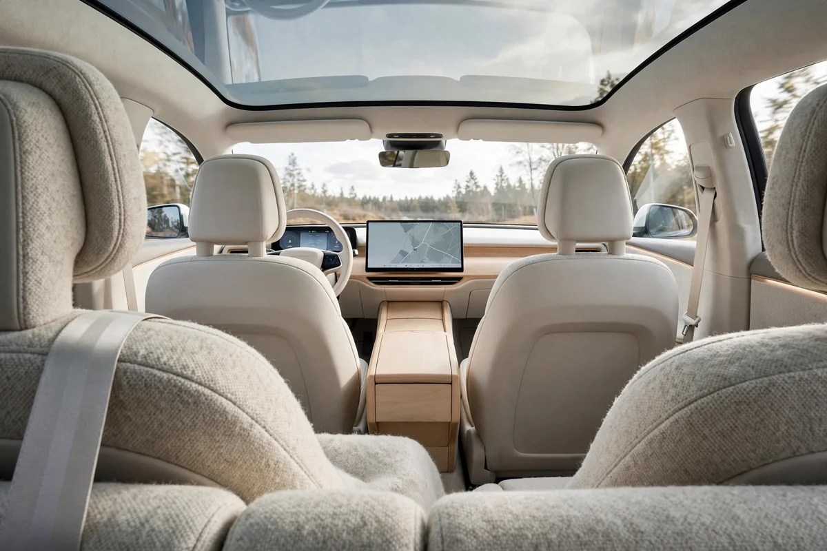 Interior oficial del Polestar 3 Dual Motor
