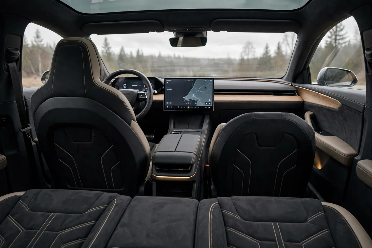 Interior del Polestar 3 Performance