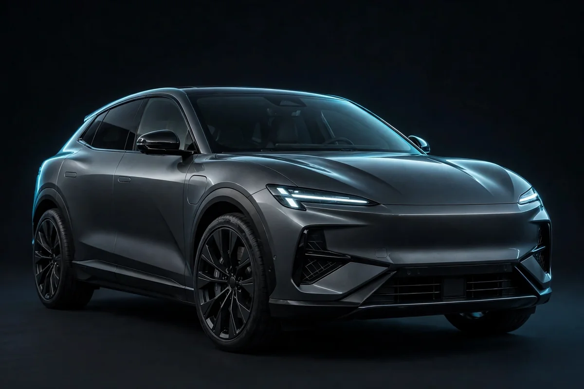 Polestar 3 Performance SUV eléctrico, vista tres cuartos delantera