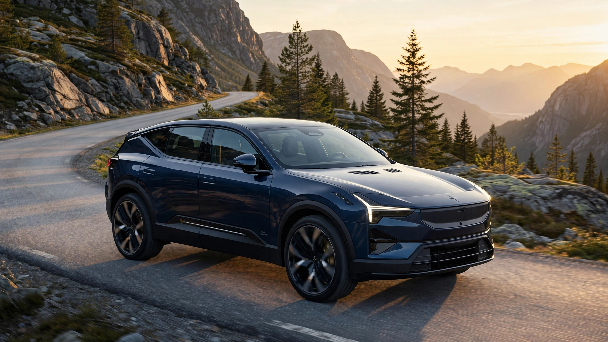 Polestar 3 SUV eléctrico en carretera