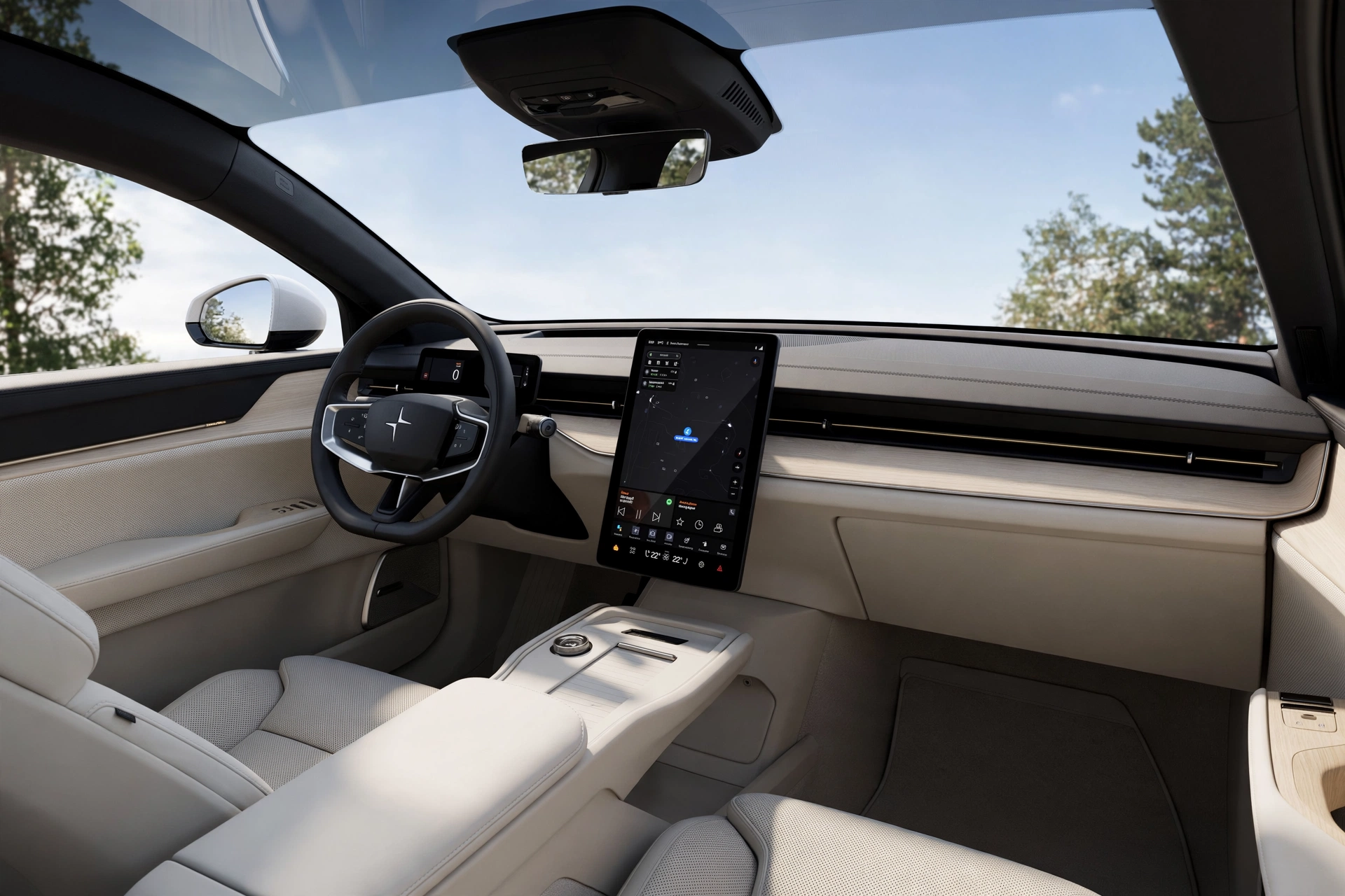 Interior oficial del Polestar 3