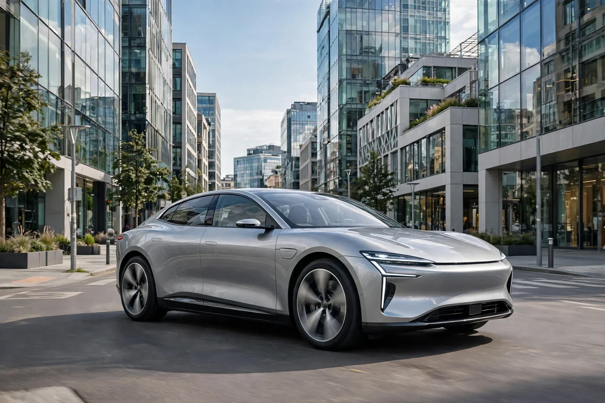 Polestar 4 SUV Dual Motor en carretera