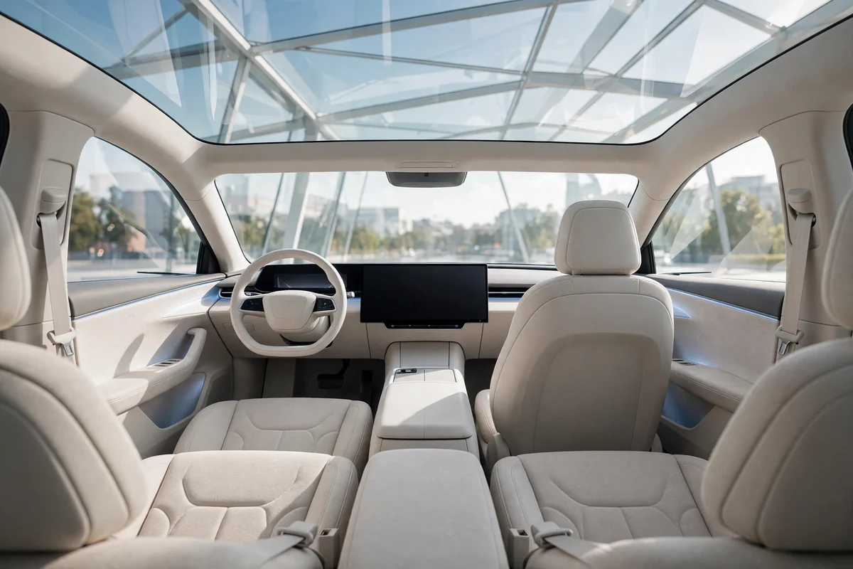 Interior oficial del Polestar 4 SUV Dual Motor