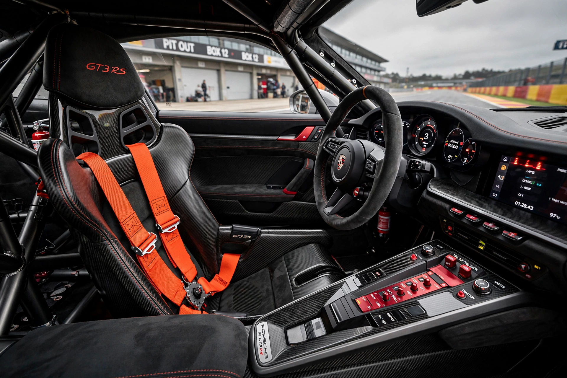 Interior oficial del Porsche 911 GT3 RS