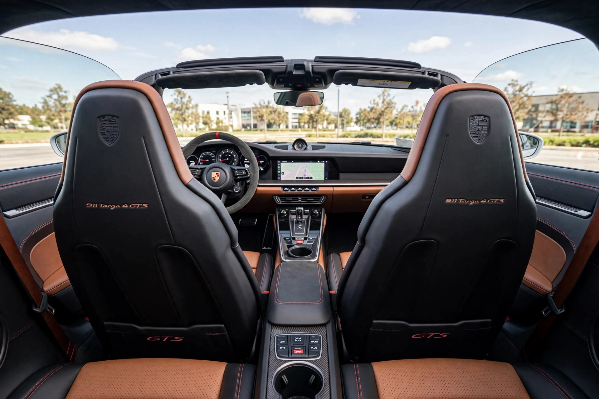 Interior oficial del Porsche 911 Targa 4 GTS