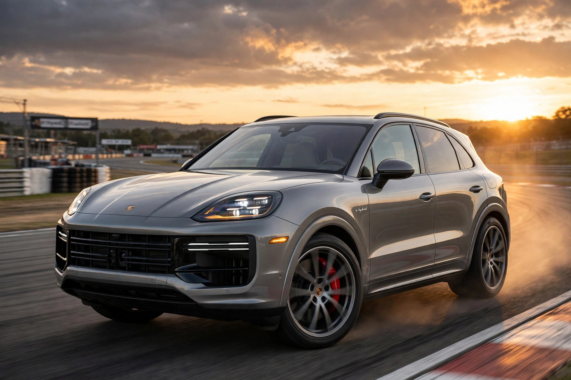 Porsche Cayenne Turbo E-Hybrid 2026 en autopista
