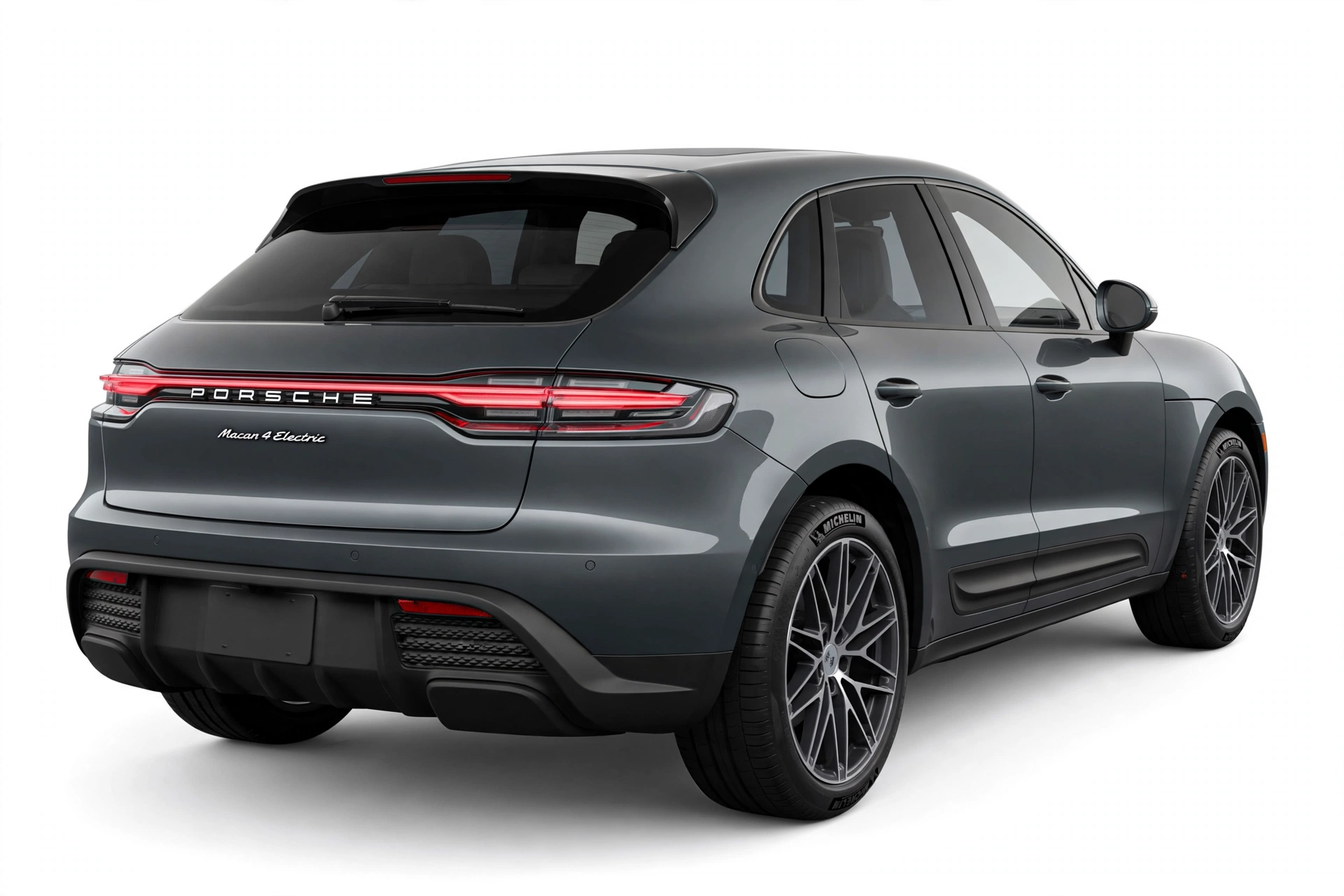 Porsche Macan 4 Electric 2026, vista tres cuartos