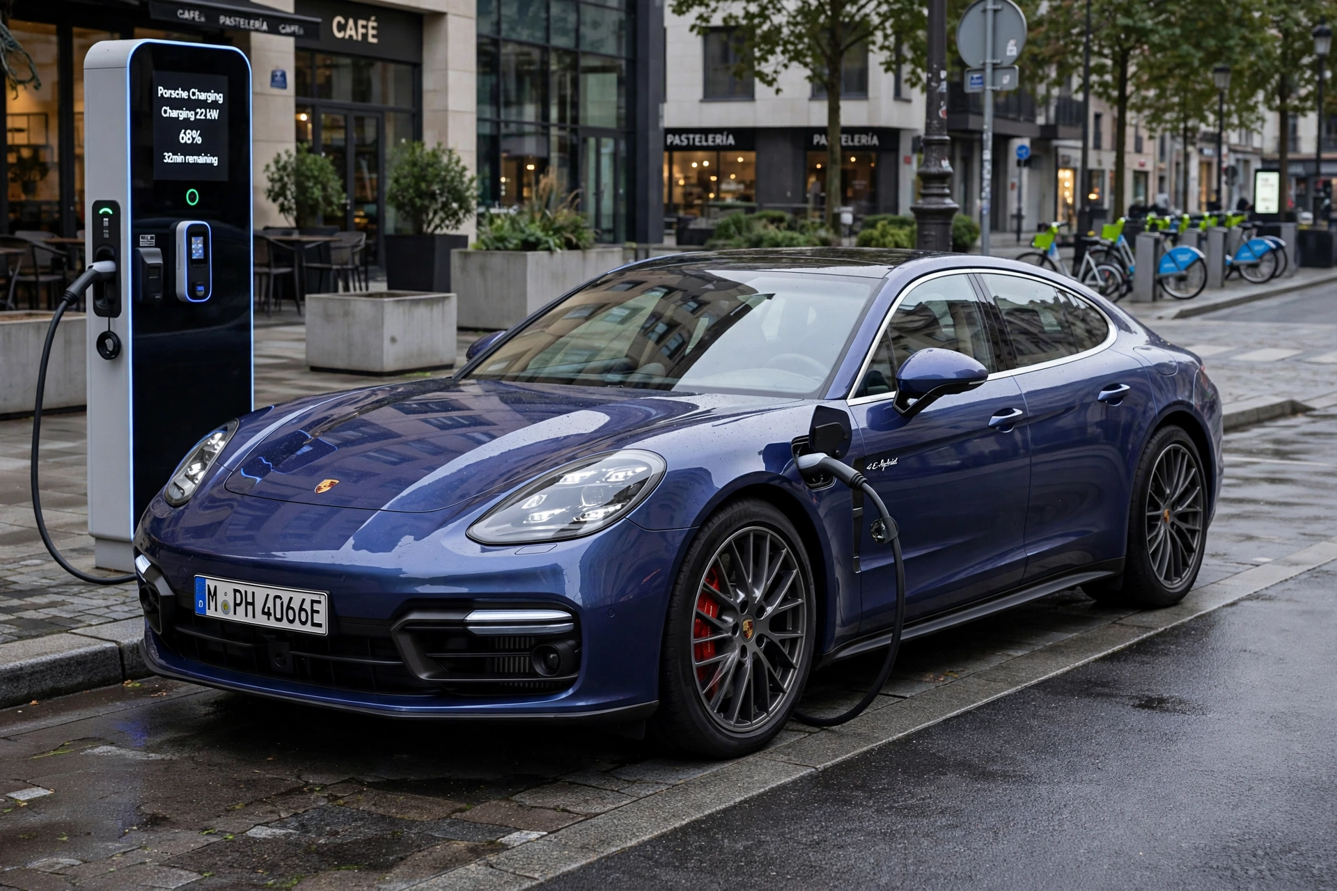 Porsche Panamera 4 E-Hybrid 2026 cargando