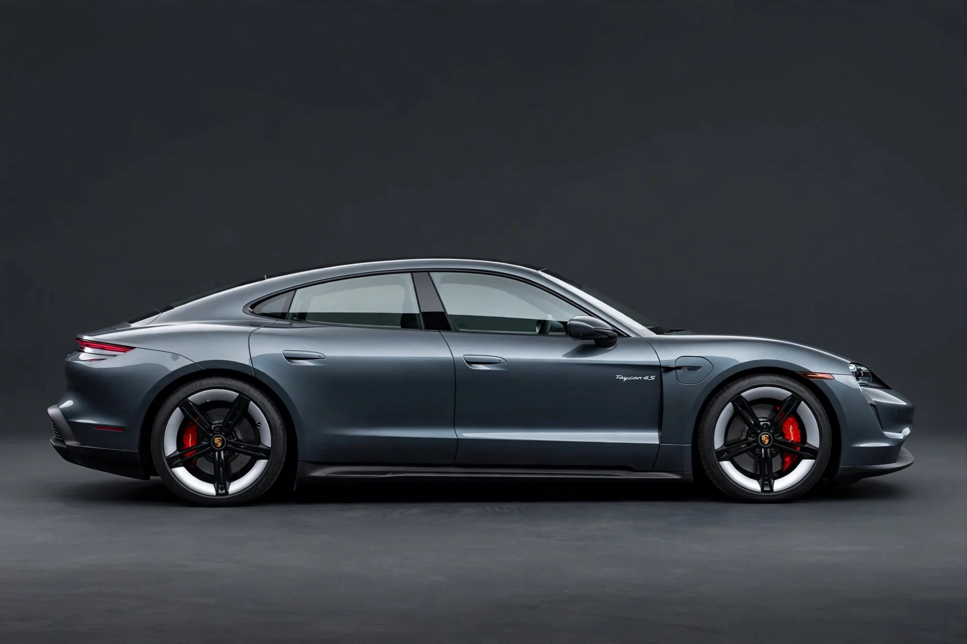 Porsche Taycan 4S 2026, vista lateral