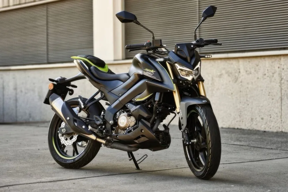 QJMotor SRK 125S, detalle del frontal