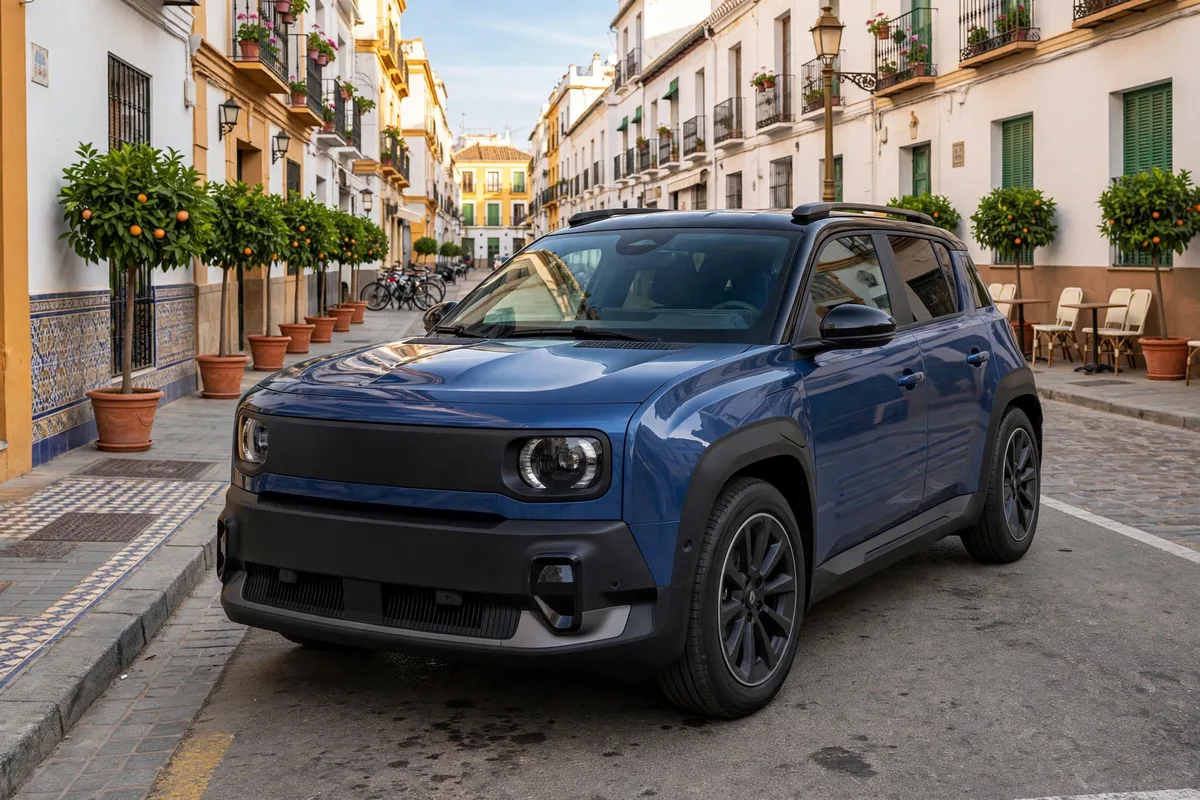 Renault R4 E-Tech 40 kWh, vista tres cuartos delantera