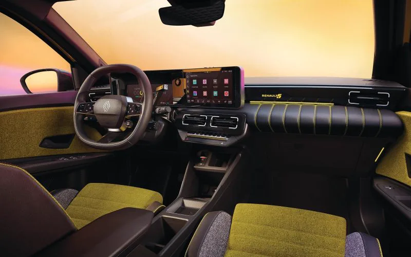 Interior oficial del Renault 5 E-Tech