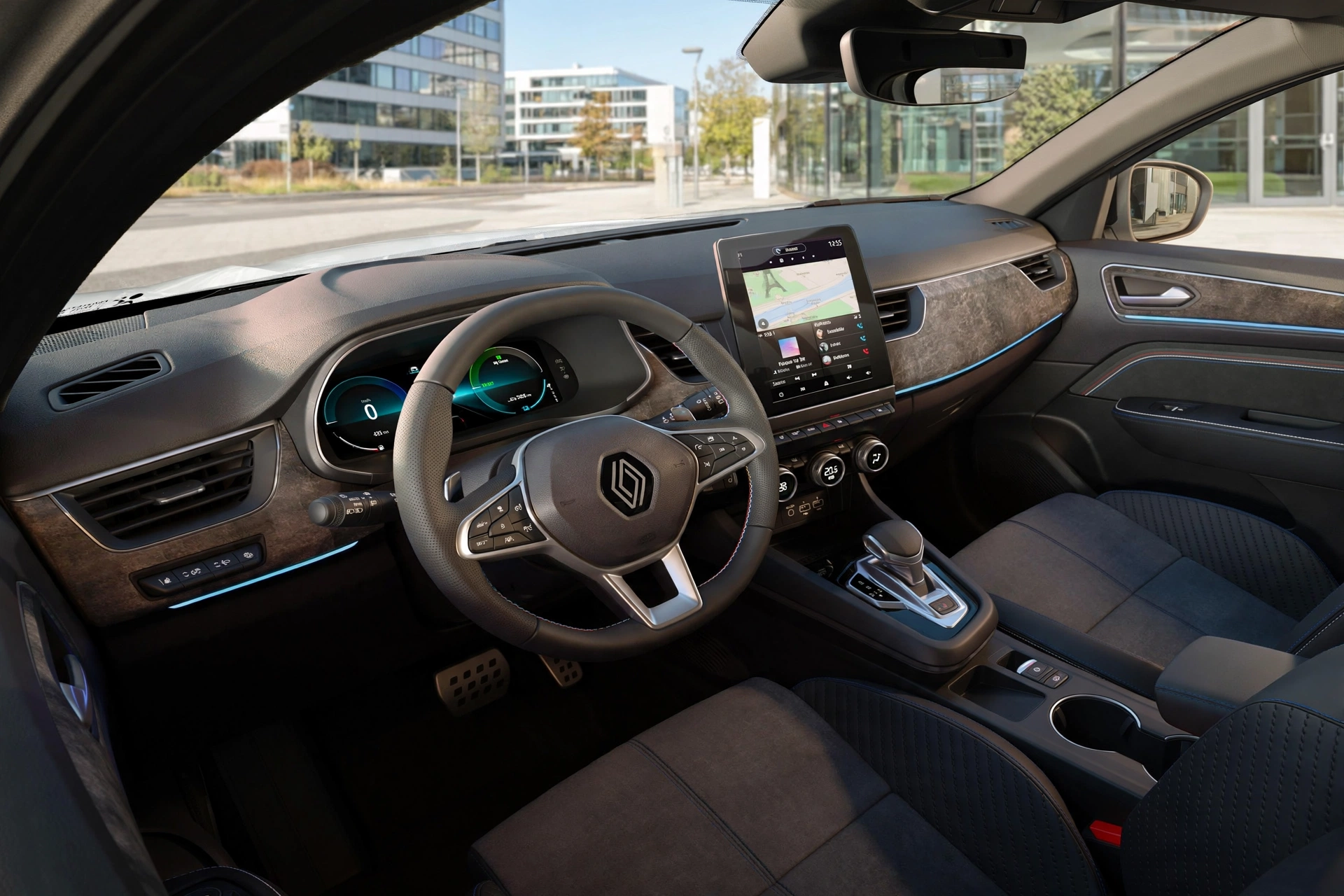 Interior oficial del Renault Arkana TCe 140