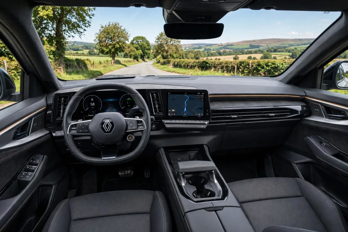 Interior oficial del Renault Austral mild hybrid 160