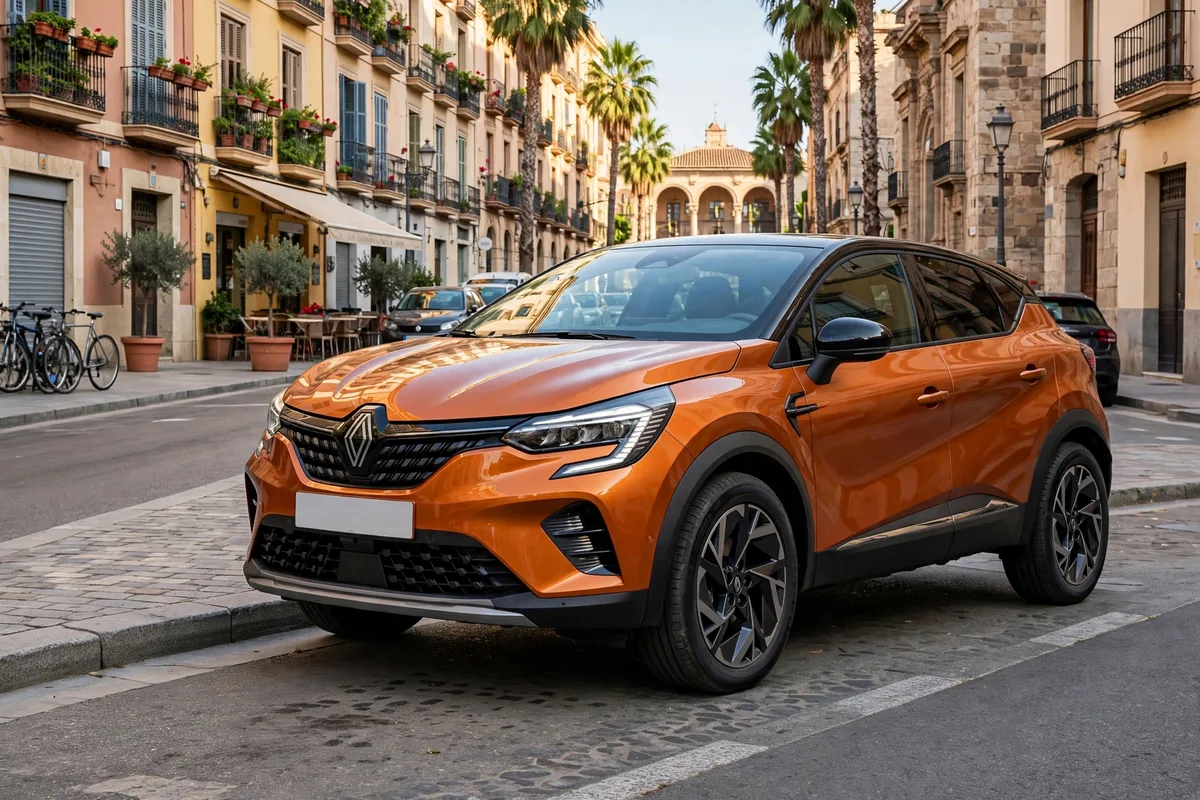 Renault Captur E-Tech 145, vista tres cuartos delantera