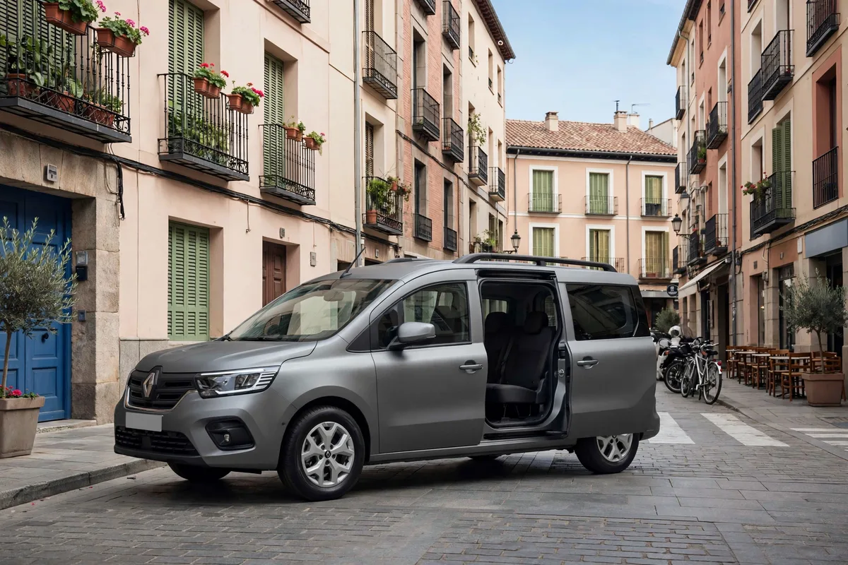 Renault Kangoo Combi Blue dCi 95, vista tres cuartos delantera