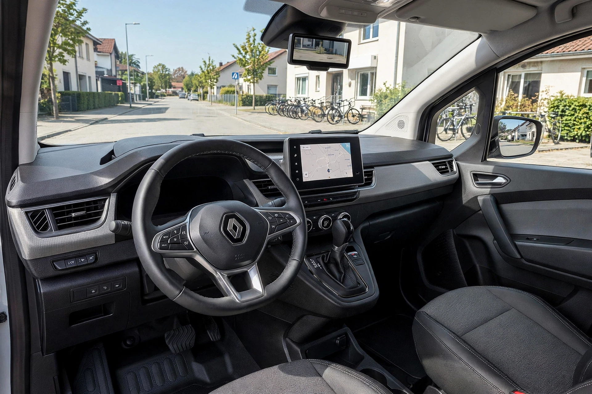 Interior oficial del Renault Kangoo E-Tech Combi