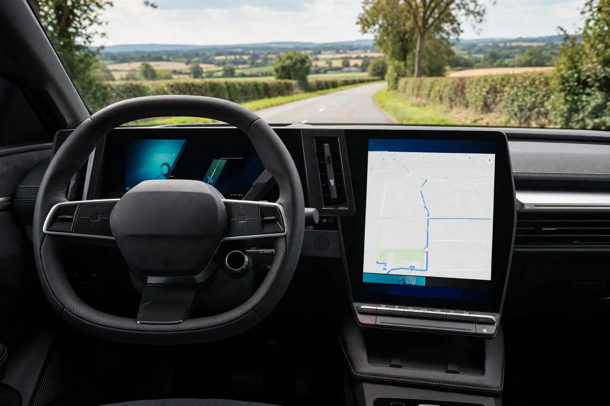 Interior del Renault Megane E-Tech 40 kWh