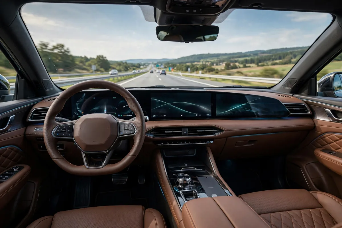 Interior del Renault Rafale E-Tech 200