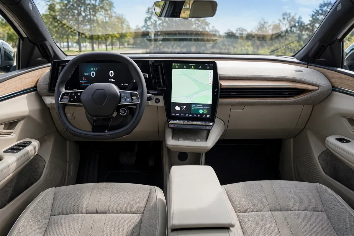 Interior del Renault Scenic E-Tech 87 kWh